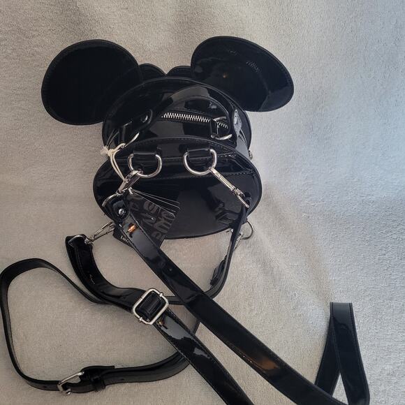 Loungefly Disney Spooked Mickey Mouse Convertible Mini Backpack Purse Glow dark - Picture 2 of 9